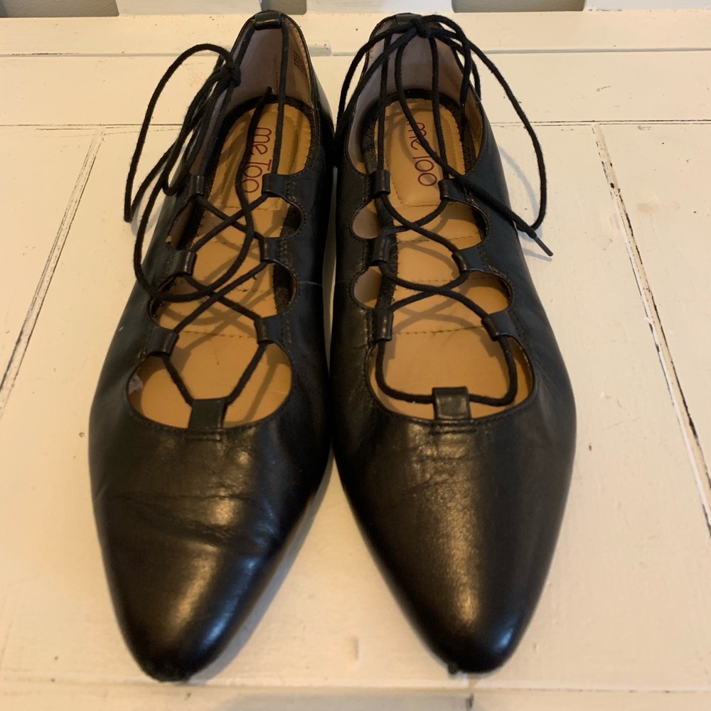 Me Too black flats
